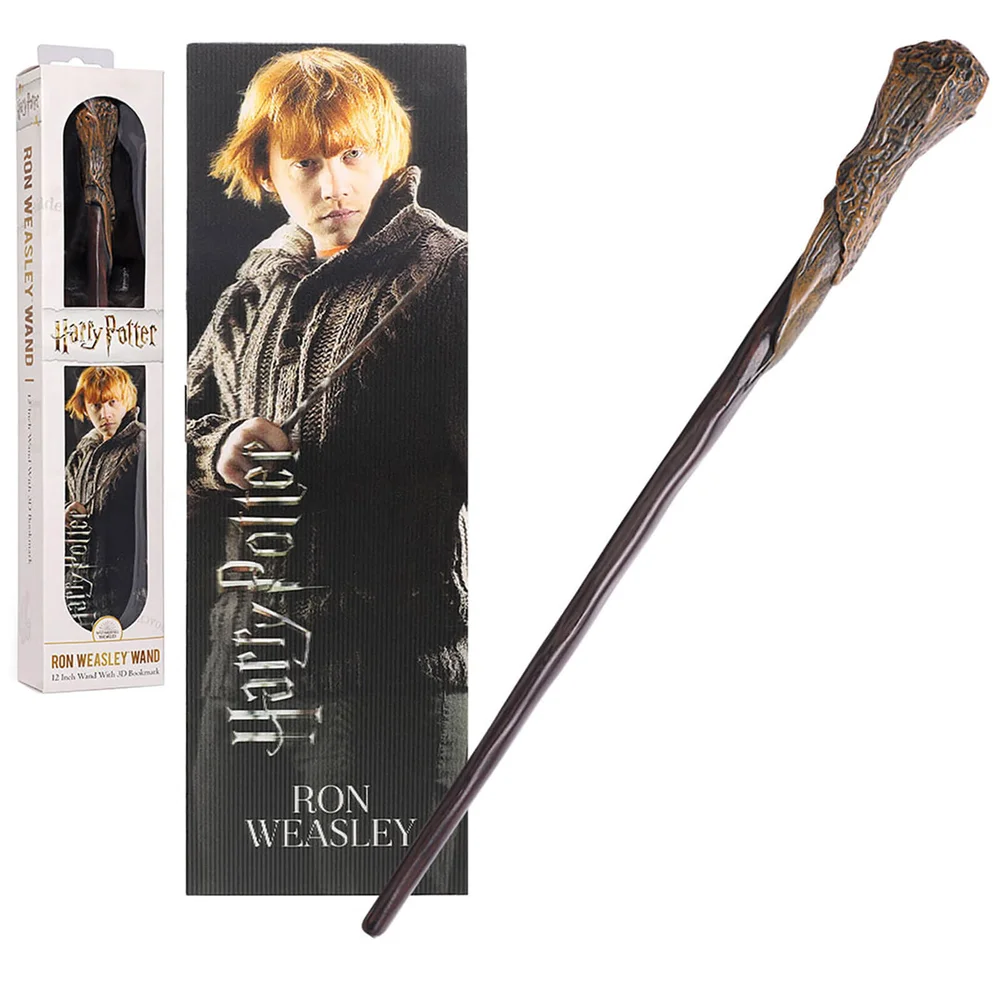 Ron Weasley 30cm PVC Wand with Prismatic Bookmark Image 1