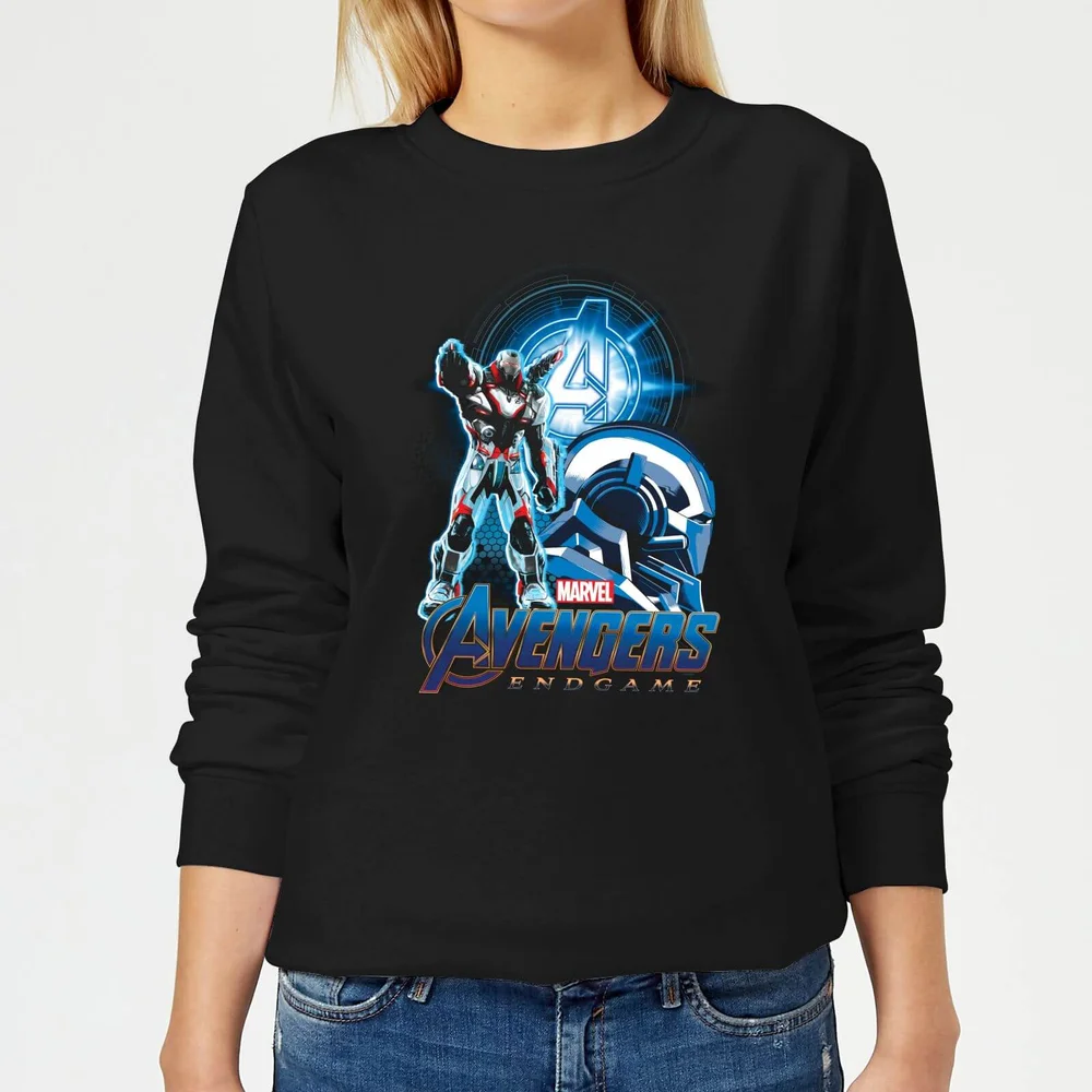 Avengers: Endgame War Machine Suit Women's Sweatshirt - Black - XS Image 1