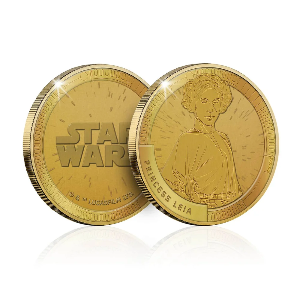 Collectable Star Wars Commemorative Coin: Princess Leia - Zavvi Exclusive (Limited to 1000) Image 1