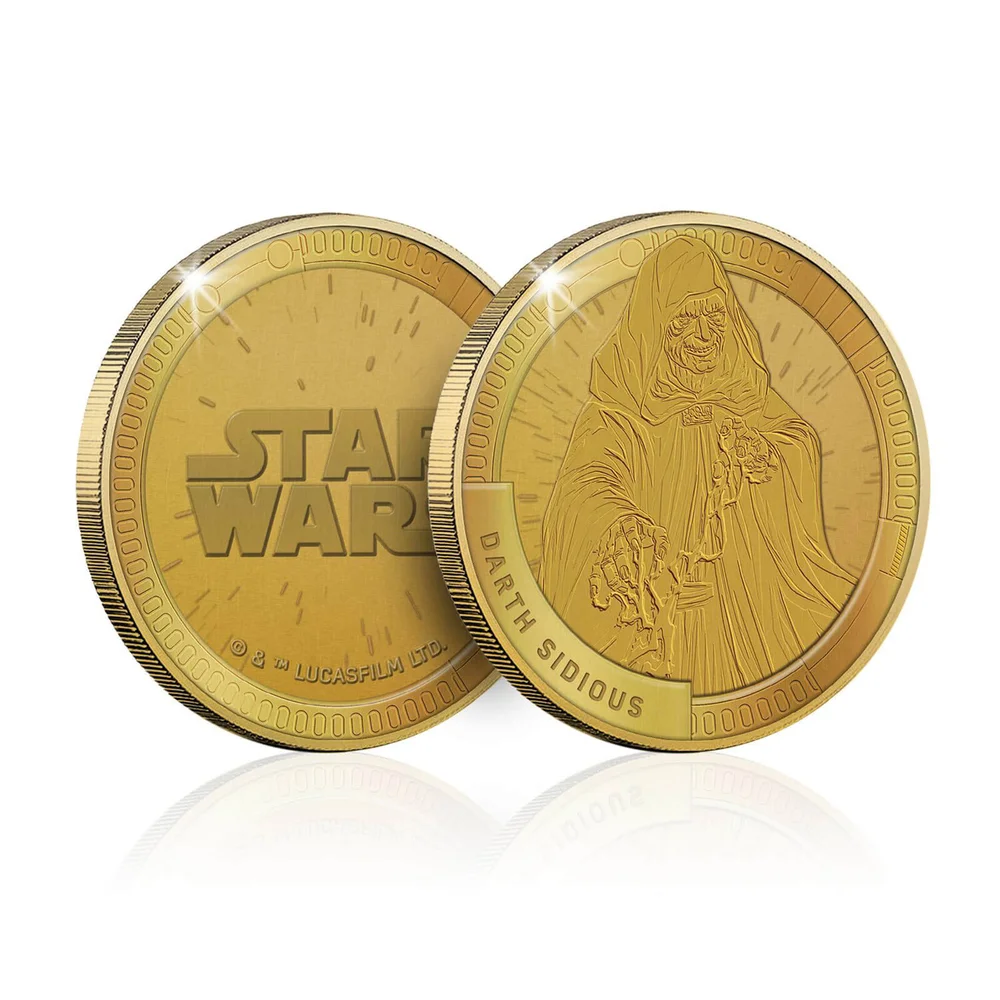 Collectable Star Wars Commemorative Coin: Darth Sidious - Zavvi Exclusive (Limited to 1000) Image 1