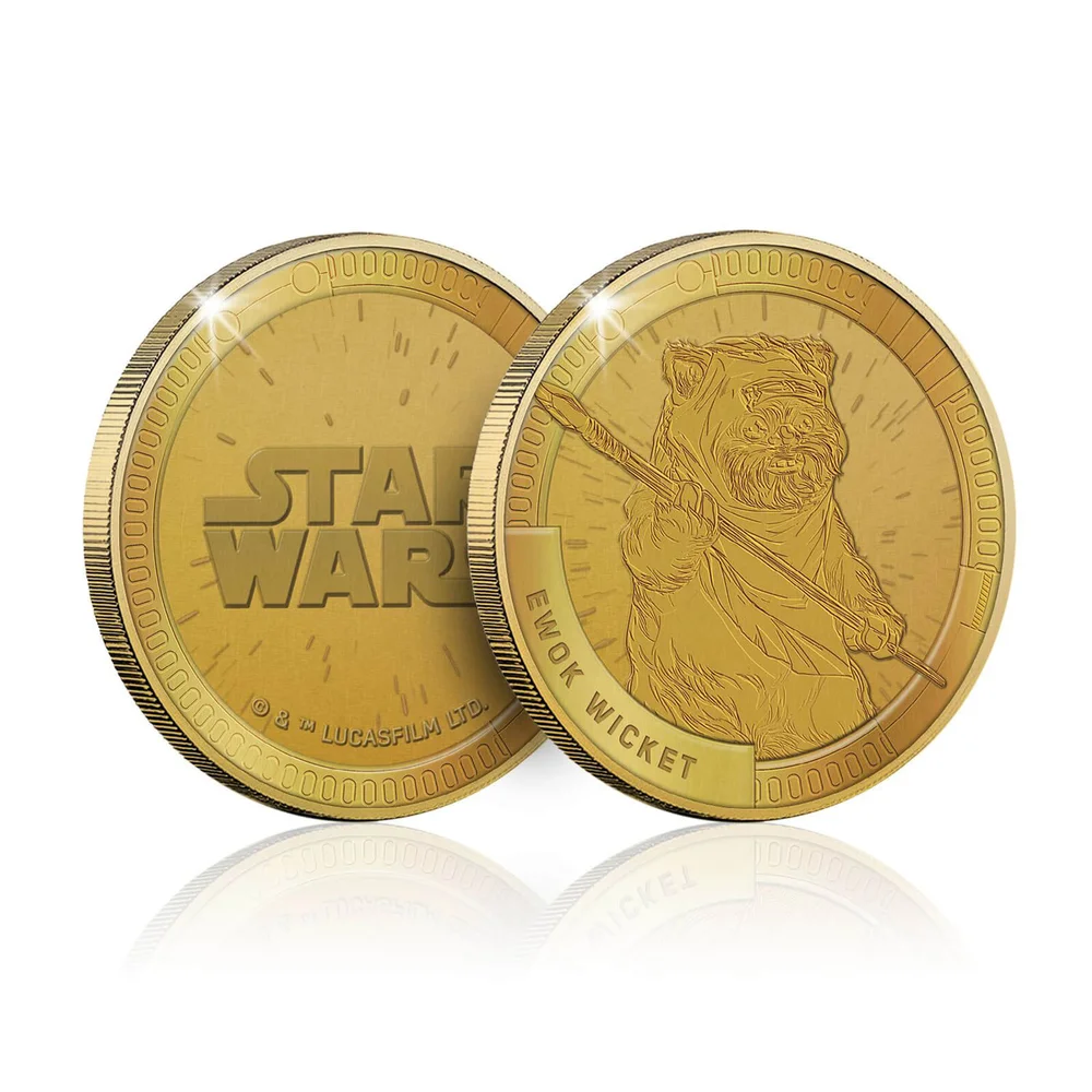 Collectable Star Wars Commemorative Coin: Ewok (Wicket) - Zavvi Exclusive (Limited to 1000) Image 1