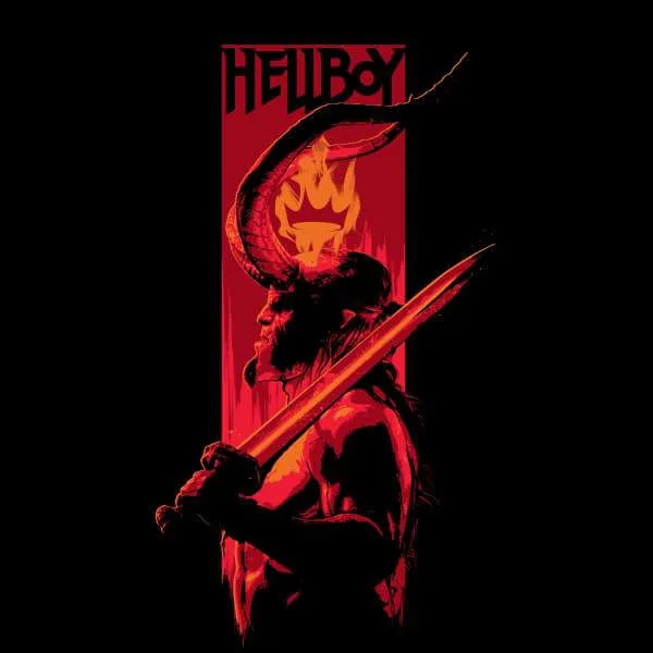 Hellboy Hail To The King Men's T-Shirt - Black