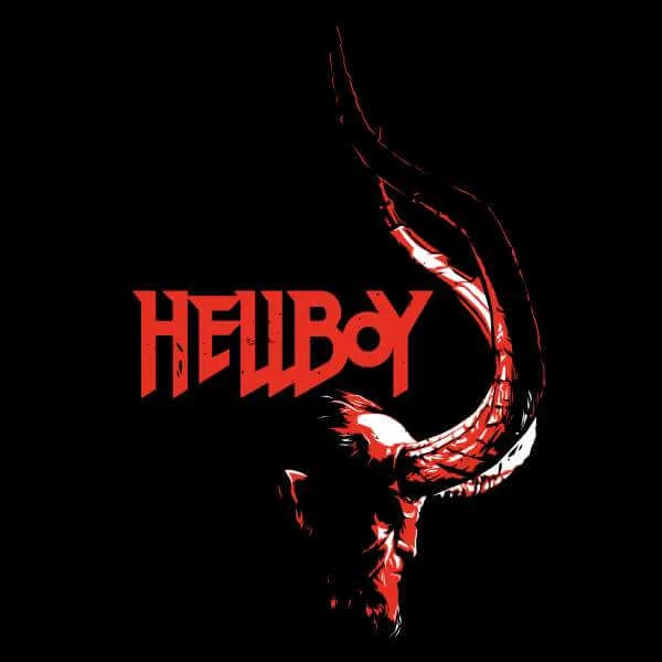 Hellboy Profile Men's T-Shirt - Black