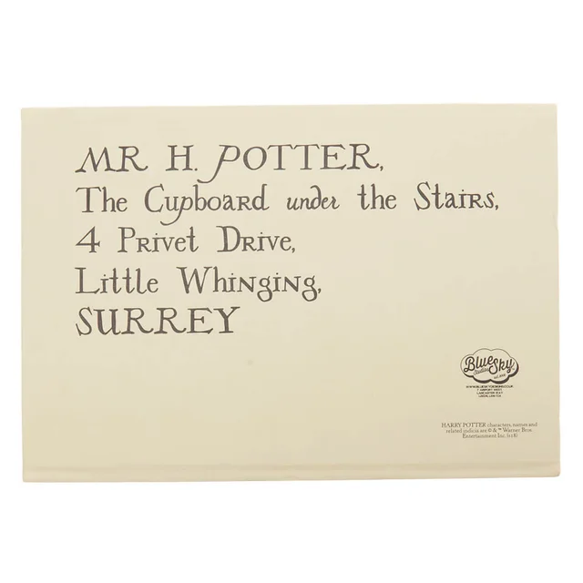 Harry Potter Envelope Notebook - Cream