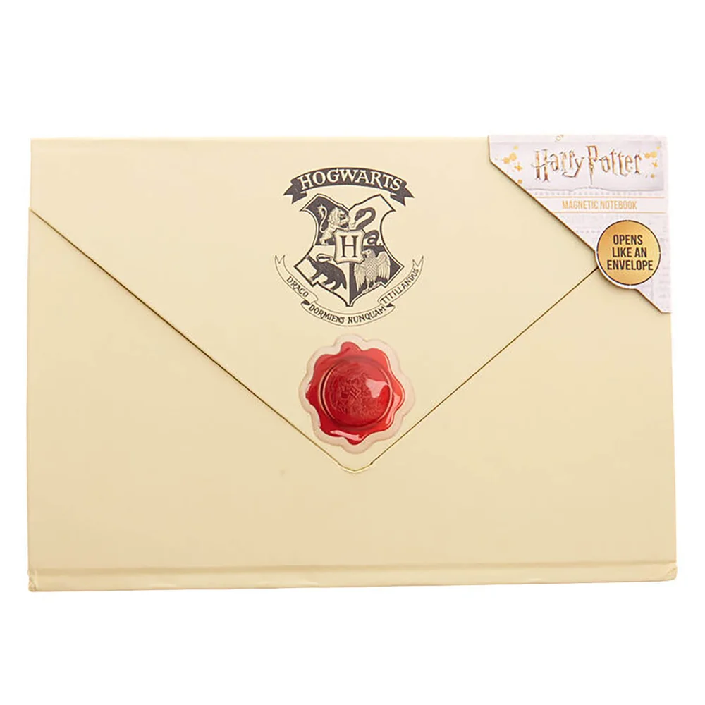 Harry Potter Envelope Notebook - Cream Image 1