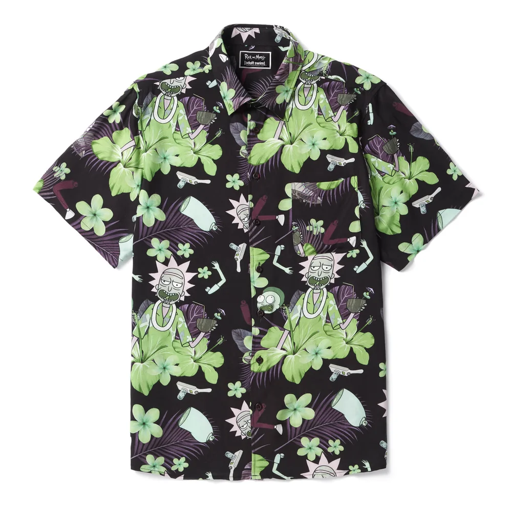 Rick & Morty Floral Exclusive Shirt - S Image 1