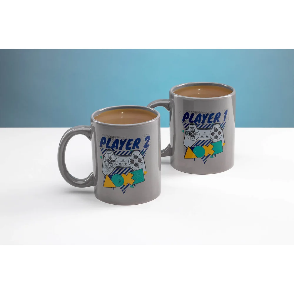 PlayStation Player One and Player Two Mug Set Image 1