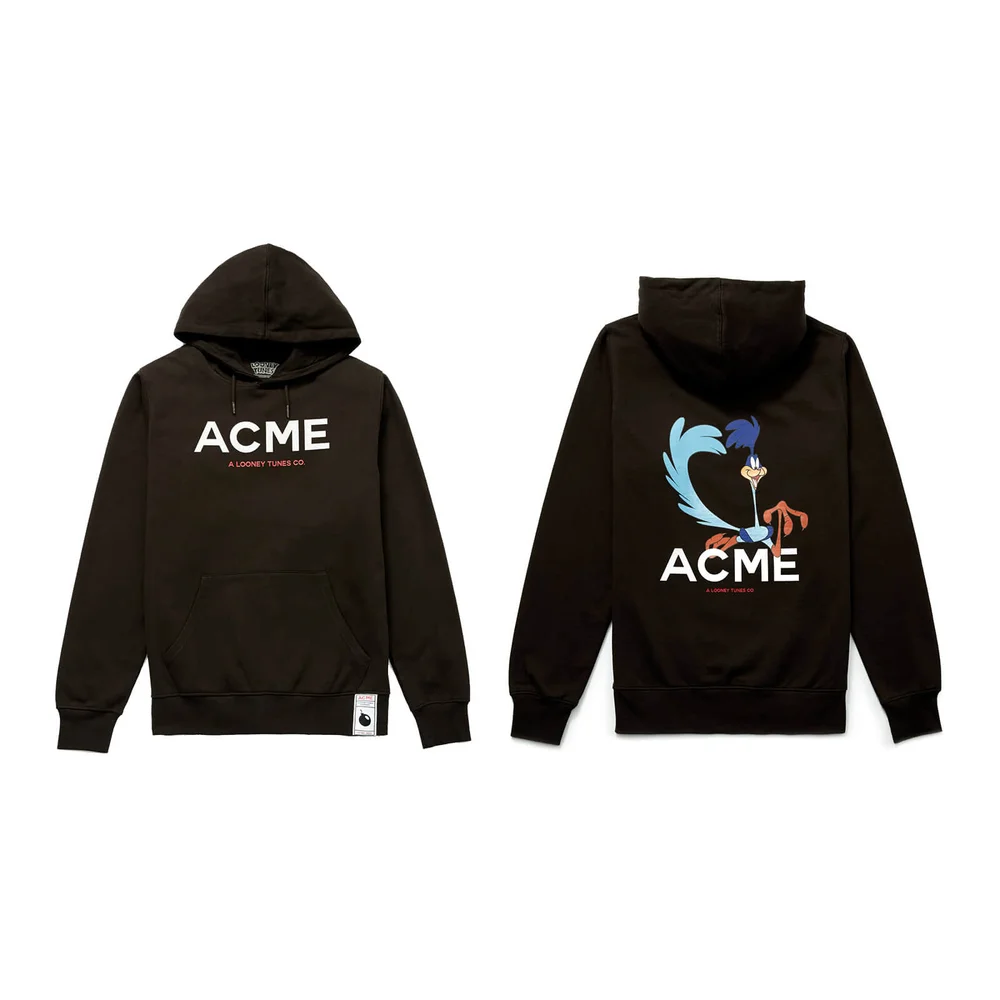 Looney Tunes ACME Capsule Road Runner Happy Hoodie - Black - S Image 1