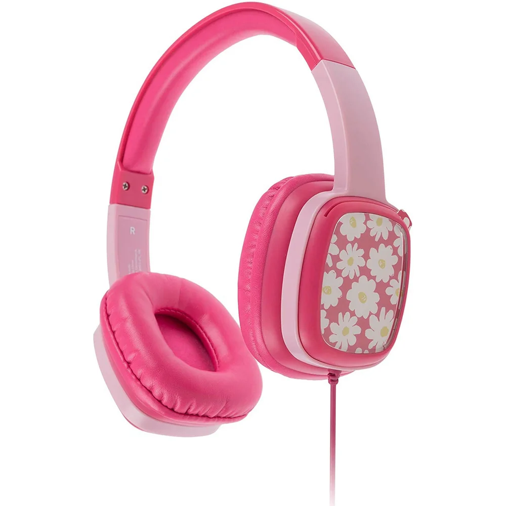 Kitsound Mini Movers Children's Headphones - Pink Image 1