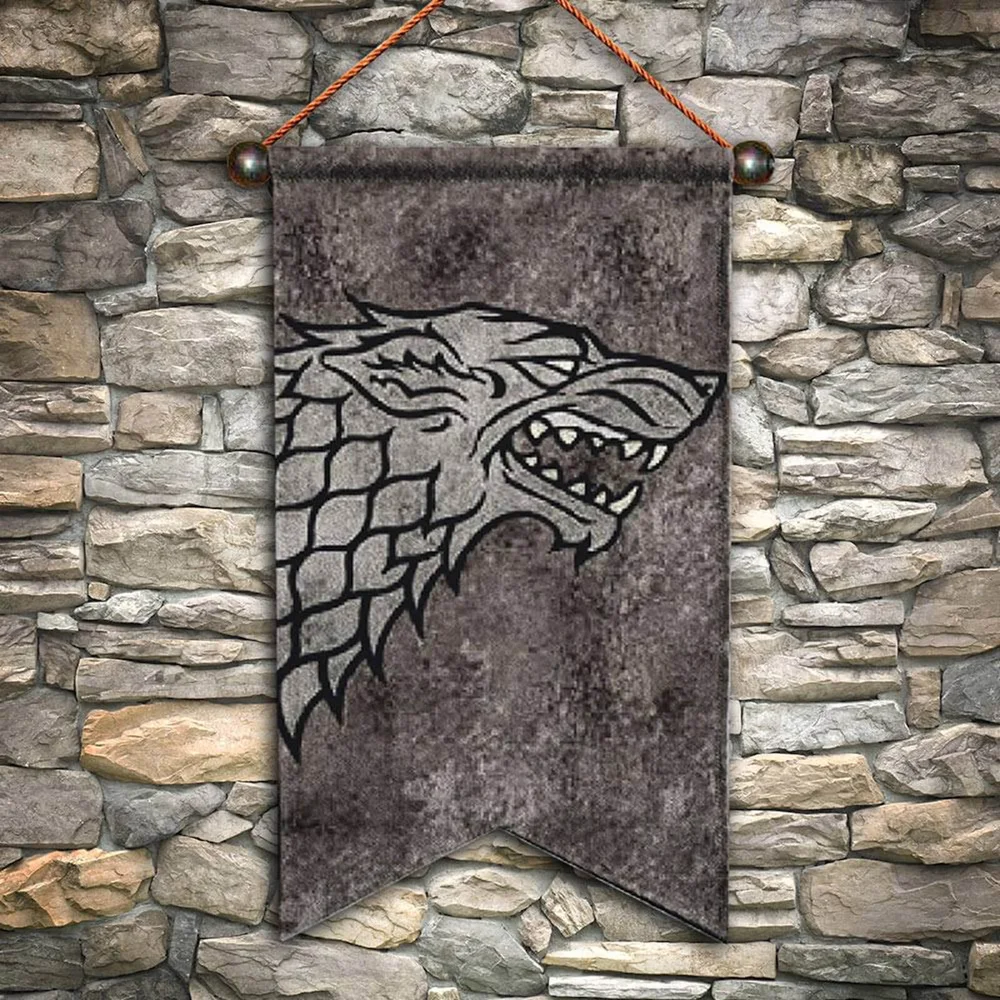 Game of Thrones Stark Wall Tapestry Image 1