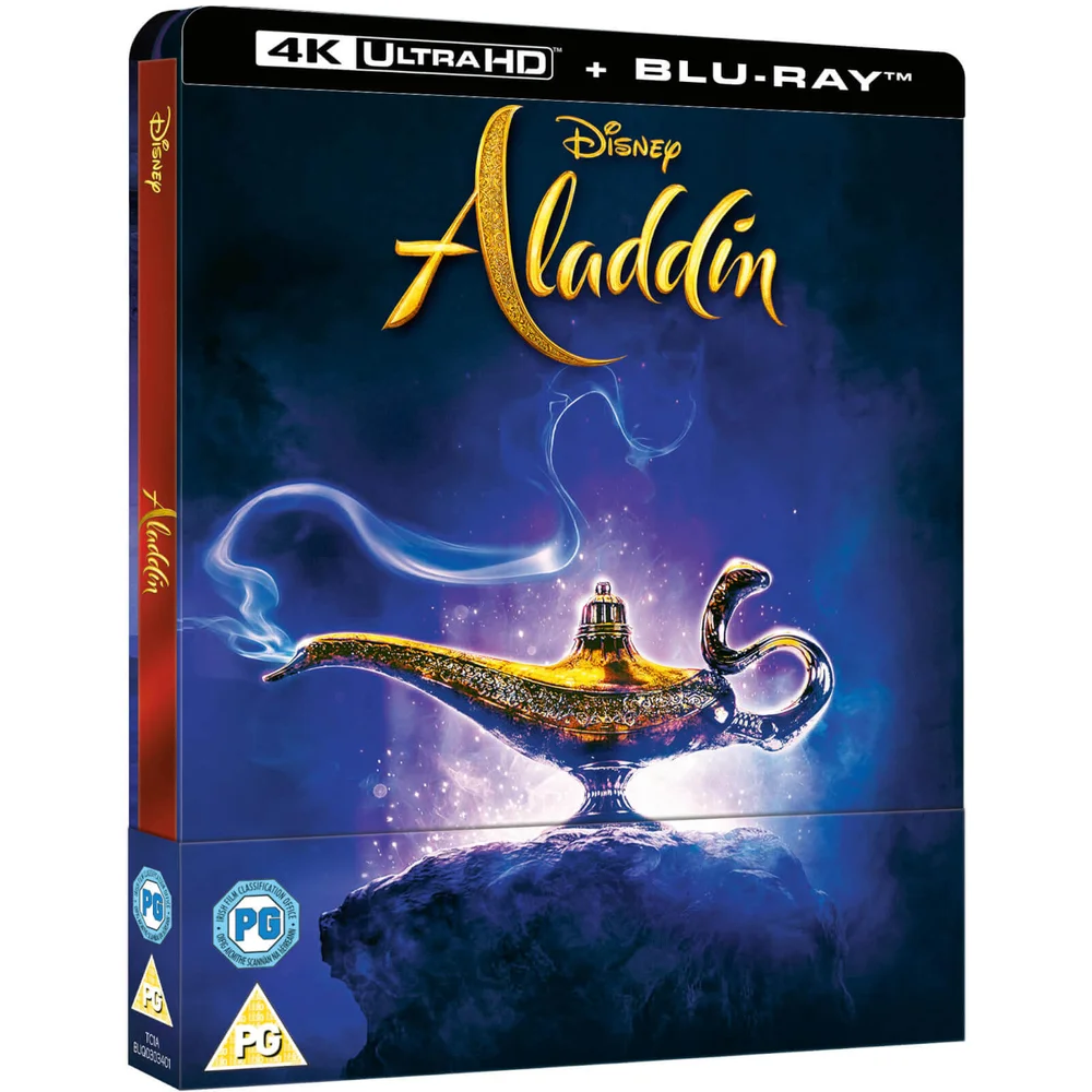 Aladdin 4K Ultra HD (Includes 2D Blu-Ray) - Zavvi Exclusive Steelbook Image 1