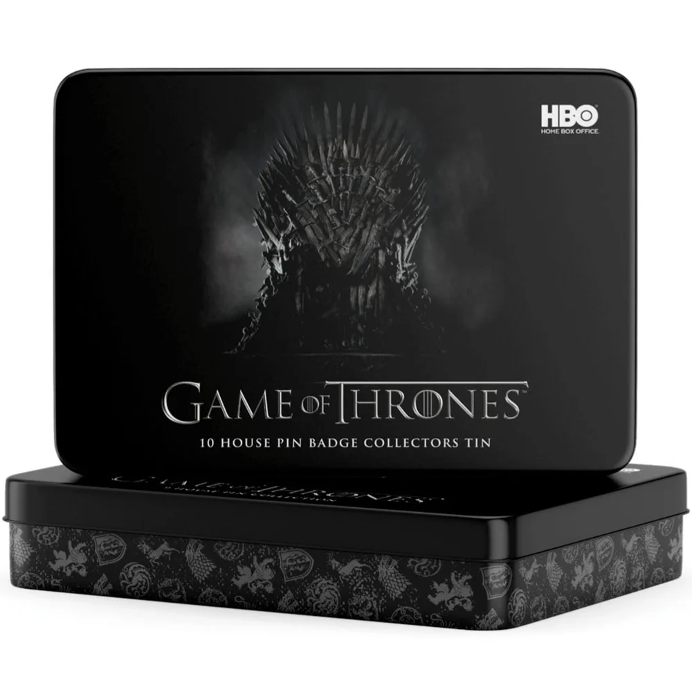 Game of Thrones 10-Pack Pin Badges Houses & Logo Image 1