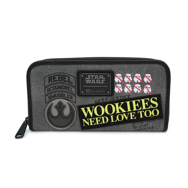 Loungefly Star Wars Rebel Wookie Patch Wallet Image 1