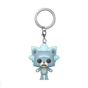Rick & Morty Teddy Rick Pop! Keychain Image 1
