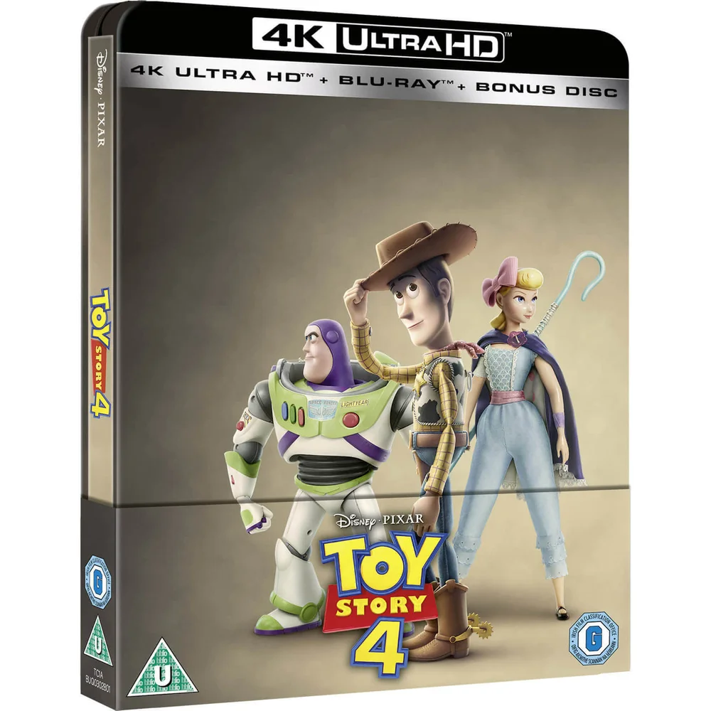Toy Story 4 4K Ultra HD (Includes 2D Blu-Ray) - Zavvi Exclusive Steelbook Image 1