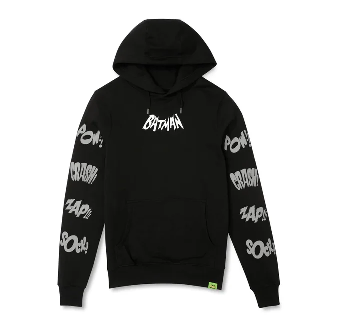 Batman Surf Pow! Crash! Hoodie - Black