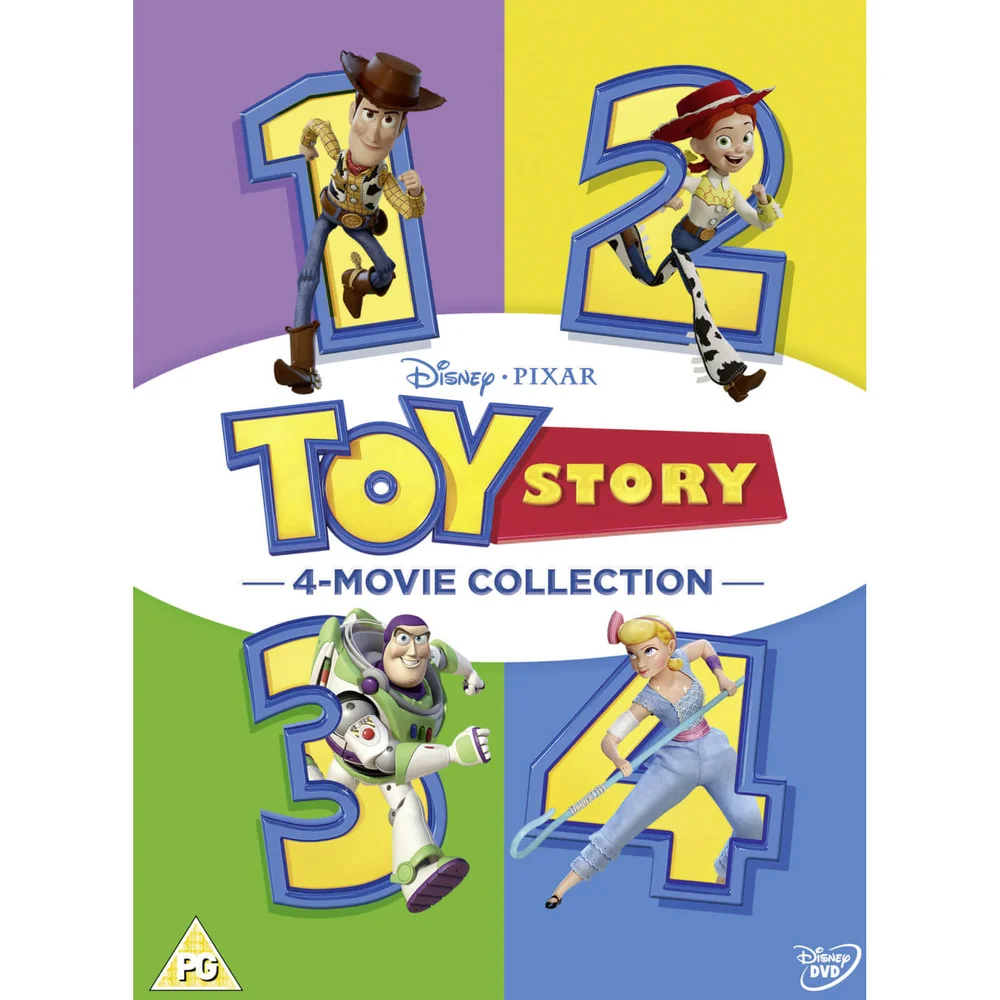 Toy Story 1-4 Complete Boxset Image 1