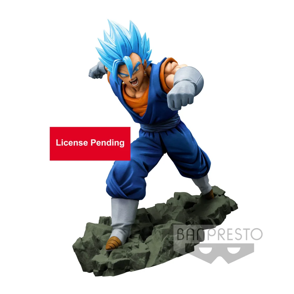 Banpresto Dragon Ball Z Dokkan Battle Collab Super Saiyan God Super Saiyan Vegetto Statue Image 1