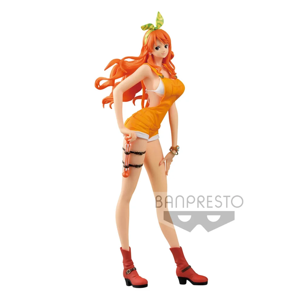 Banpresto One Piece Stampede Movie Nami Glitter and Glamours Yellow Version Statue Image 1