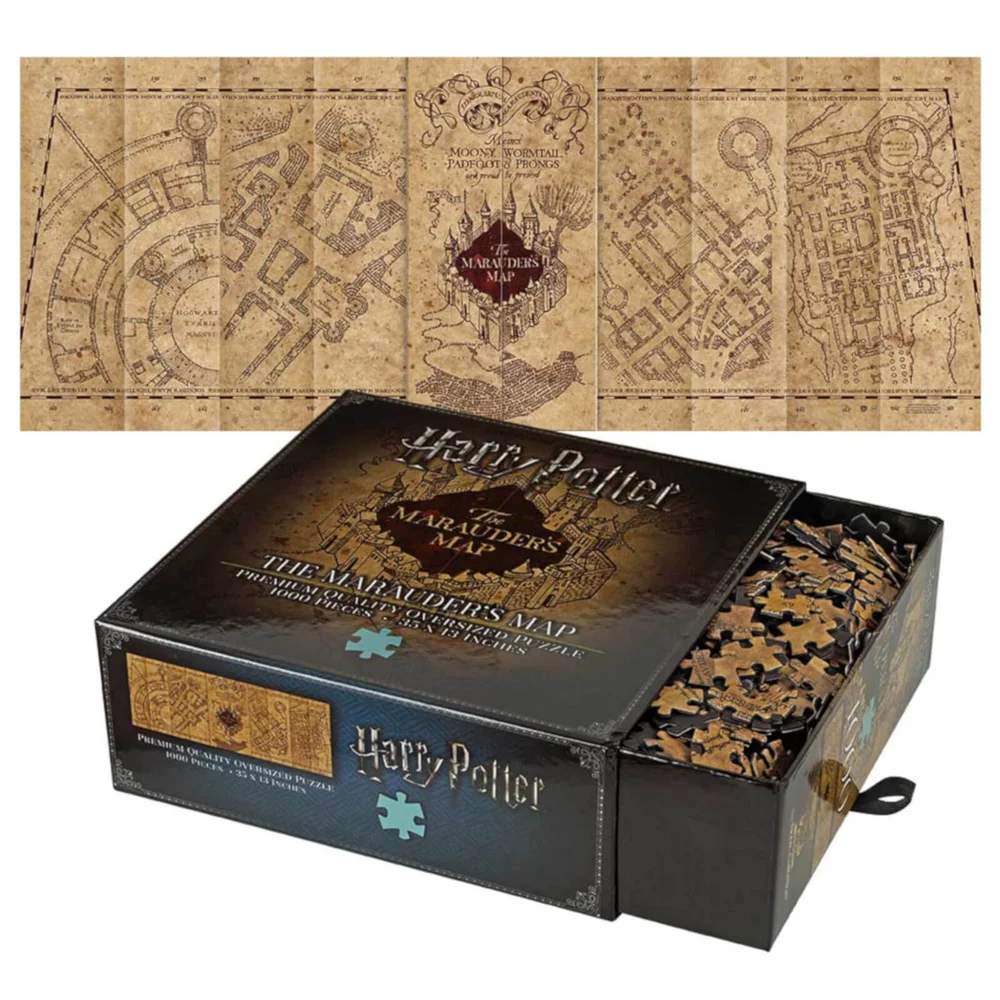 Harry Potter Marauders Map 1,000 Piece Jigsaw Puzzle Image 1