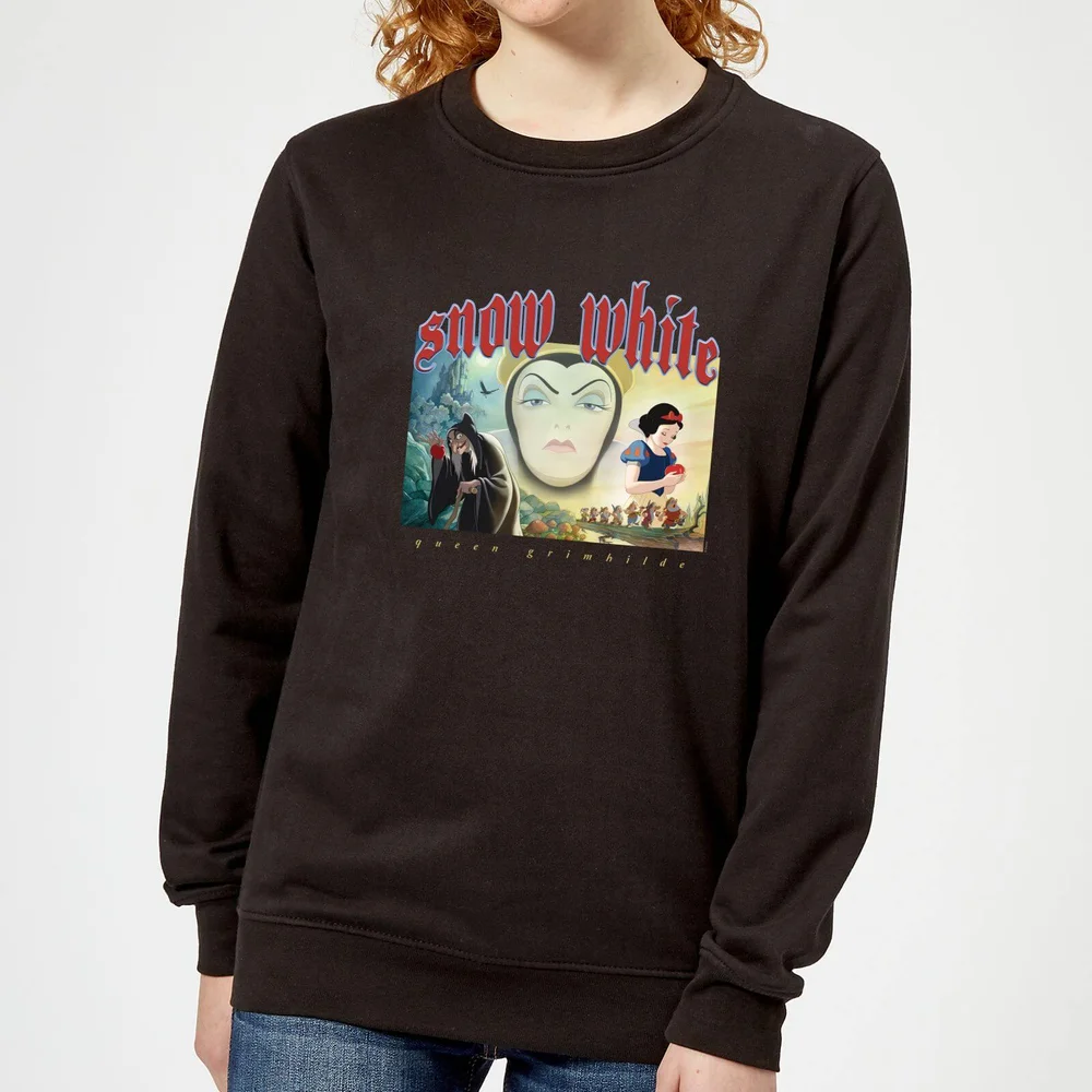 Disney Snow White And Queen Grimhilde Women's Sweatshirt - Black - XS Image 1