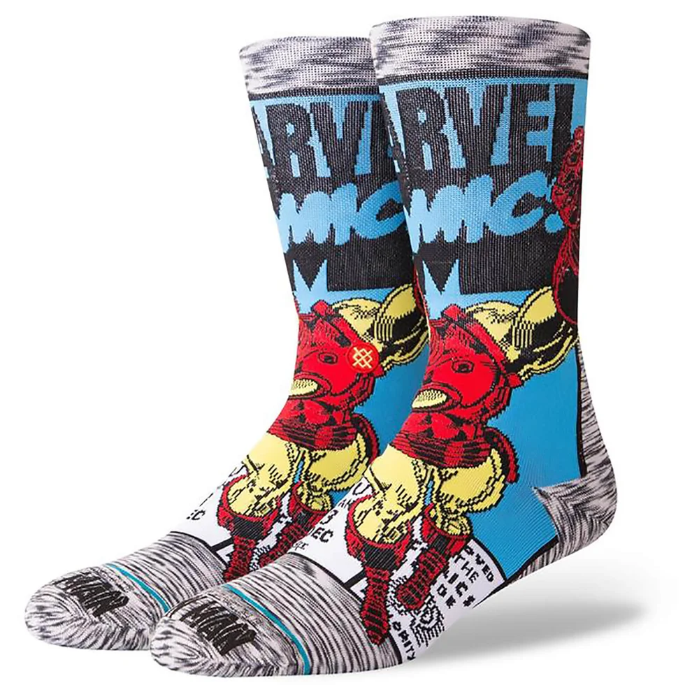 Stance Marvel Iron Man Comic Socks - M Image 1