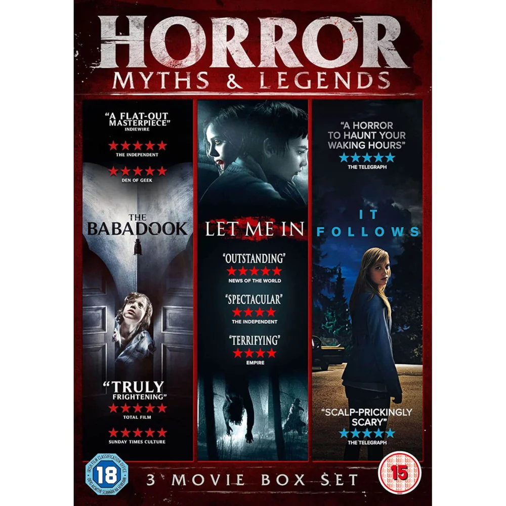 Horror Myths & Legends Boxset (The Babadook / IT Follows / Let Me In) Image 1