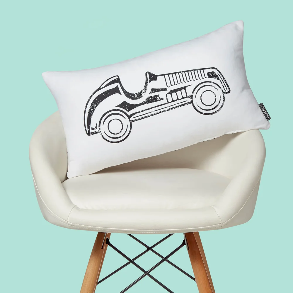 Monopoly Car Rectangular Cushion - 30x50cm Image 1