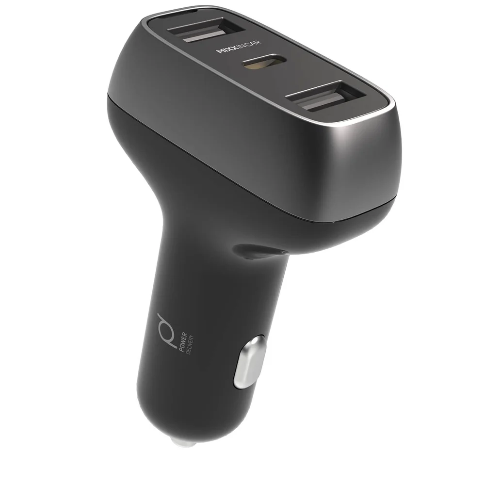 Mixx 3 Port In-Car Charger with QC3 and PD Image 1