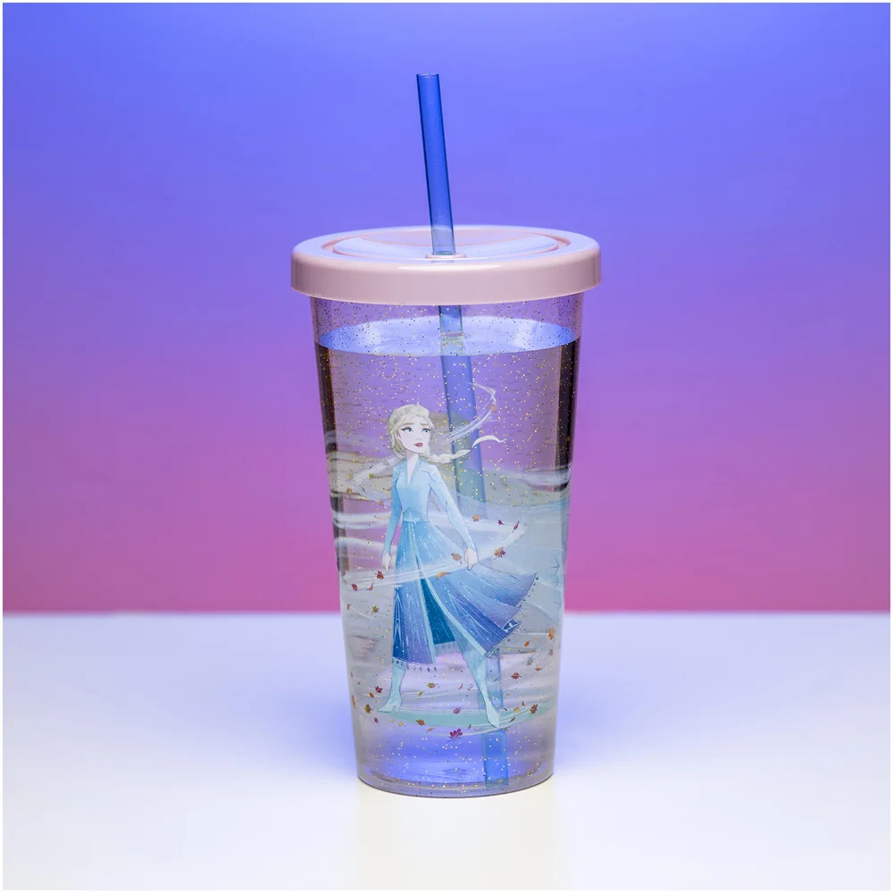 Frozen 2 Cup and Straw Image 1