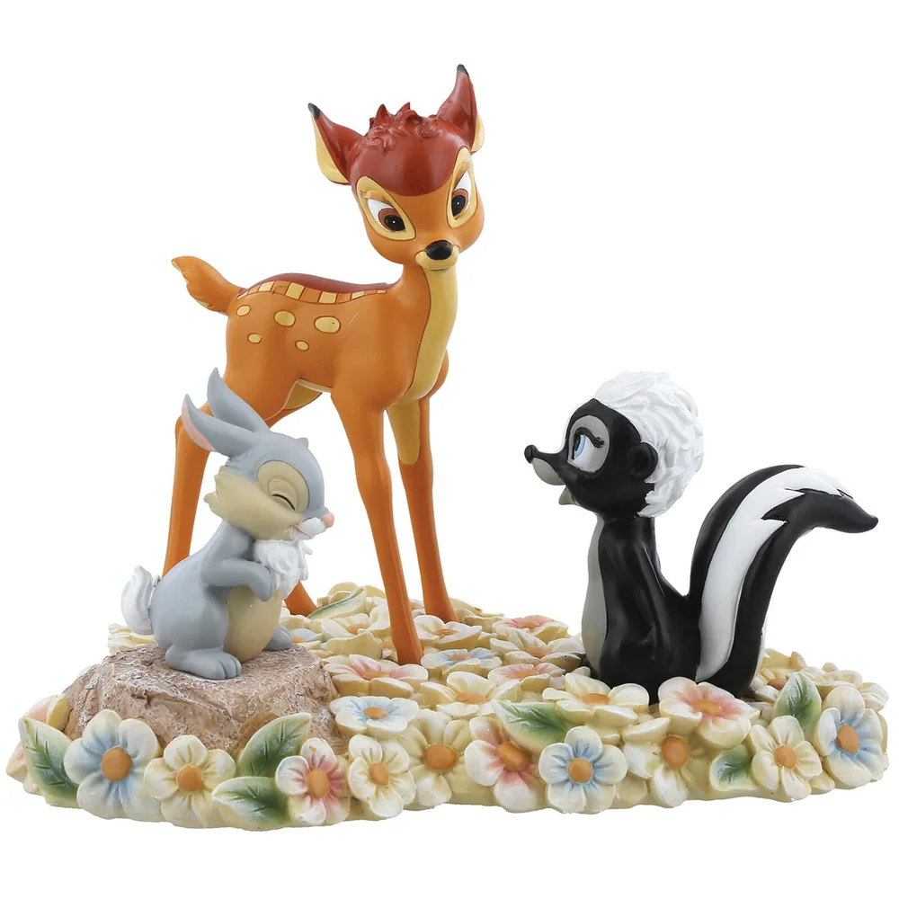 Enchanting Disney Collection - Pretty Flower (Bambi, Thumper and Flower Figurine) Image 1