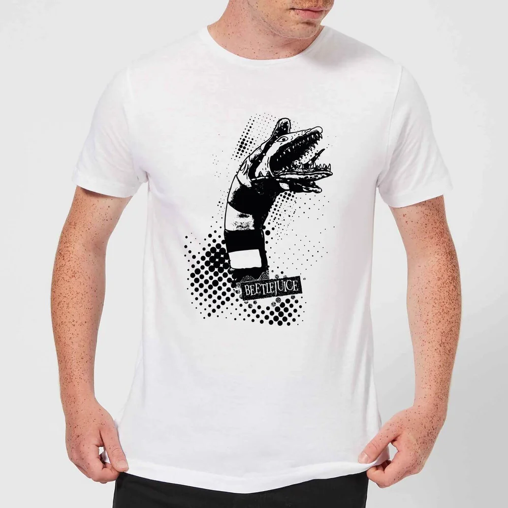 Beetlejuice Sandworm Attack Unisex T-Shirt - White - S - White Image 1