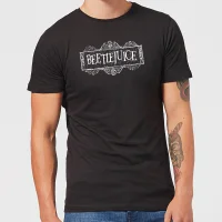 Beetlejuice White Logo Unisex T-Shirt - Black - undefined undefined
