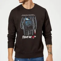 Friday the 13th Vintage Poster Sweatshirt - Black - undefined undefined