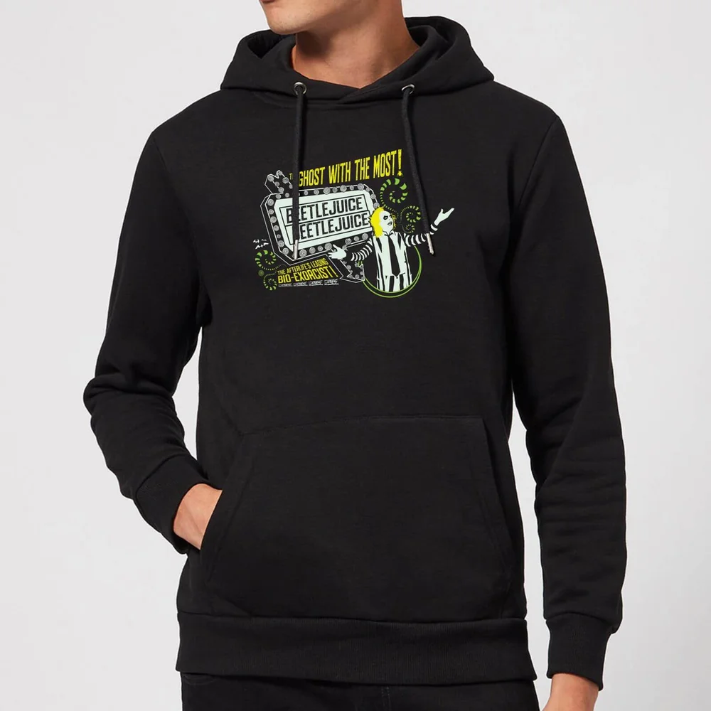 Beetlejuice The Ghost With The Most Hoodie - Black - S - Black Image 1