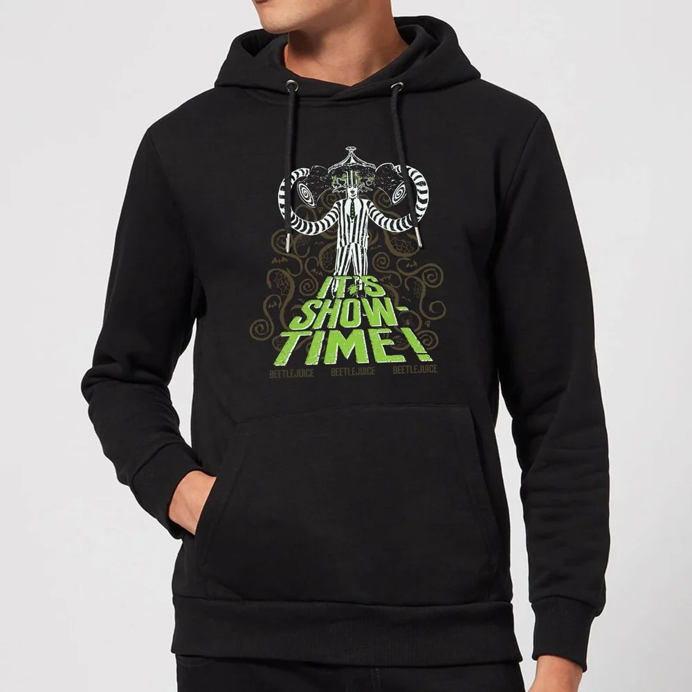 Beetlejuice It's Show-Time Hoodie - Black - S - Black Image 1