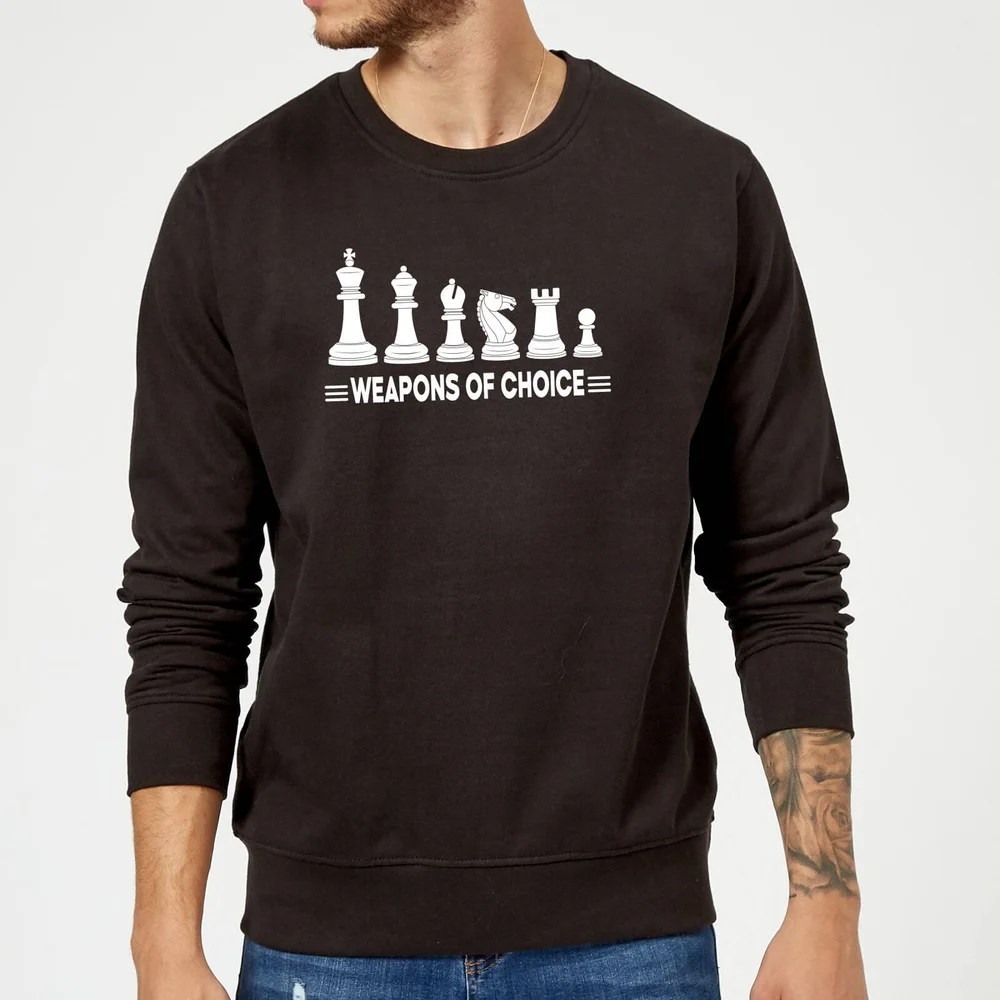 Weapons Of Choice Monochrome Sweatshirt - Black - S - Black Image 1