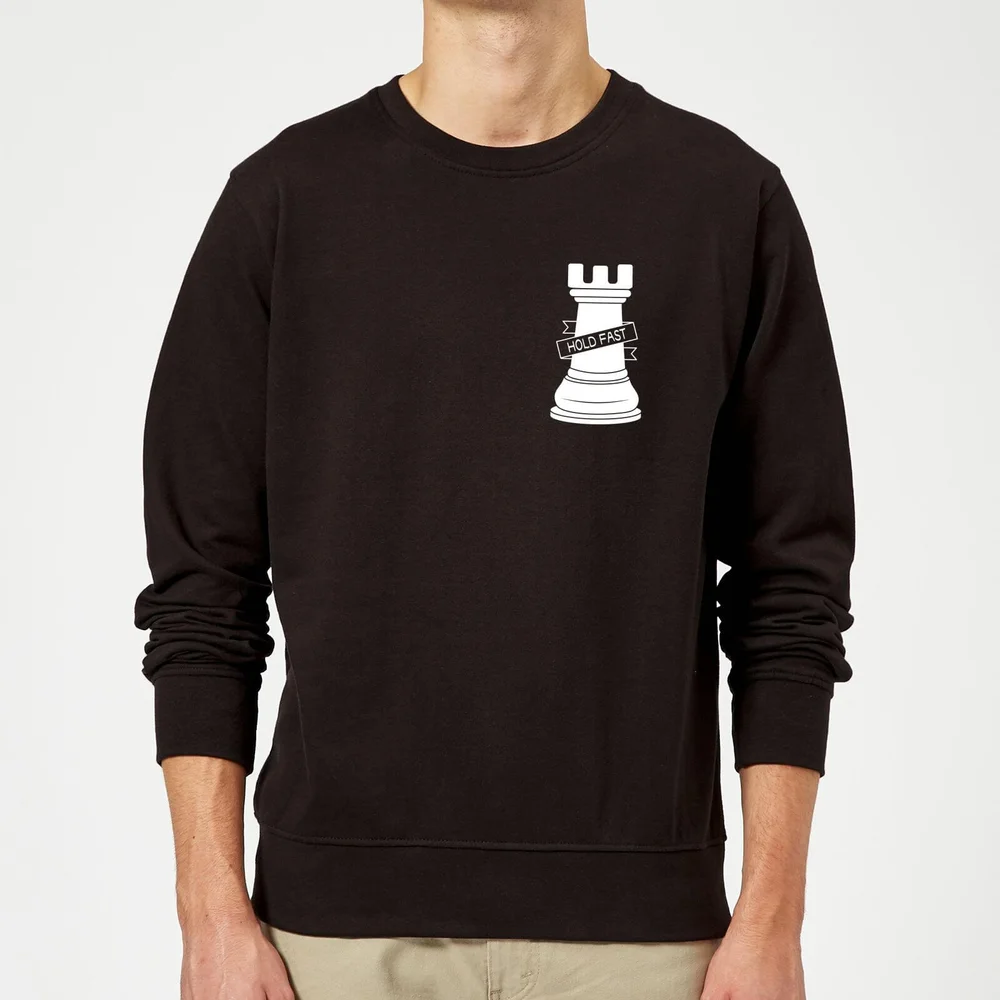 Hold Fast Pocket Print Sweatshirt - Black - S - Black Image 1
