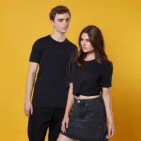 Guardian Box Embroidered T-Shirt - Black