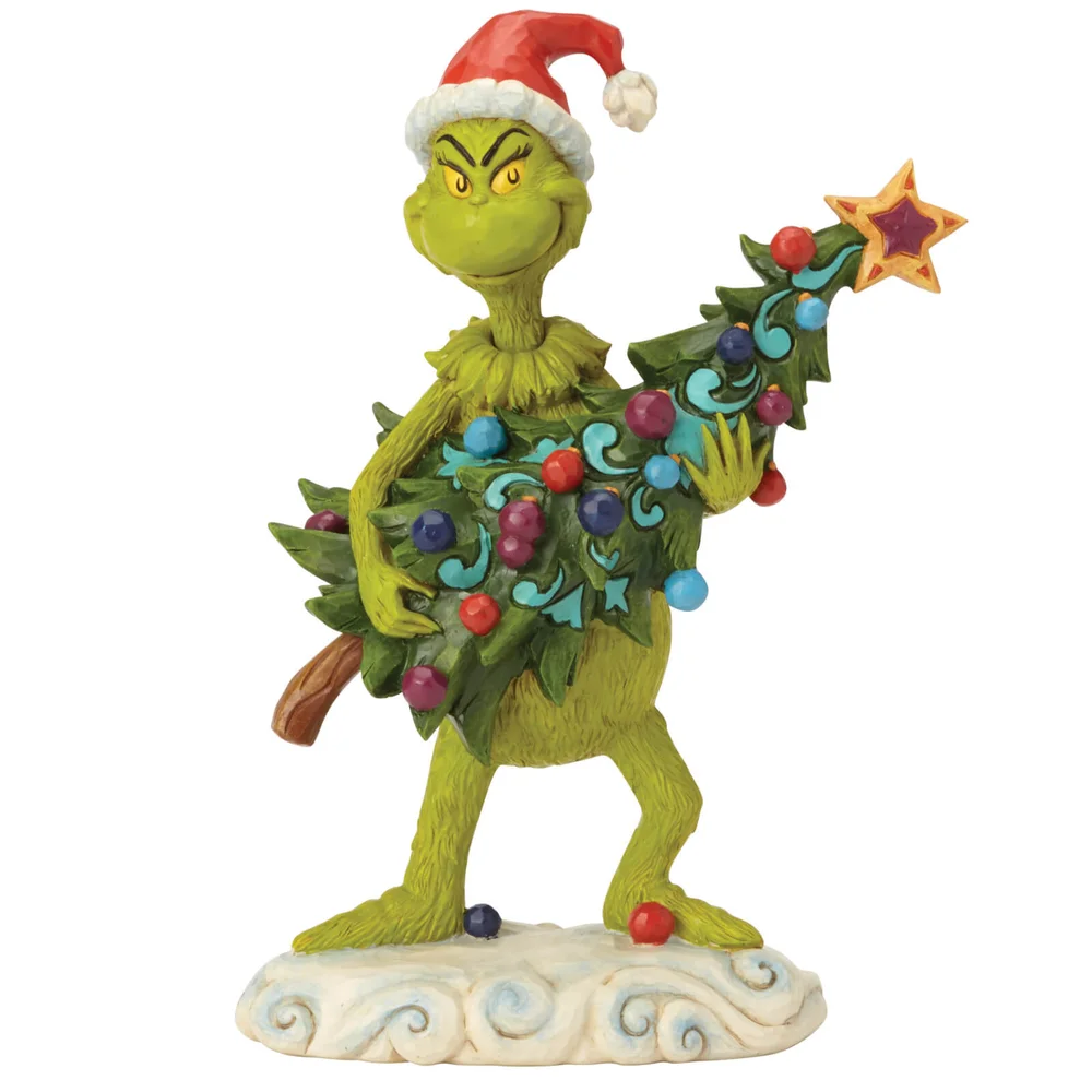 The Grinch By Jim Shore Grinch Stealing Tree Figurine Image 1