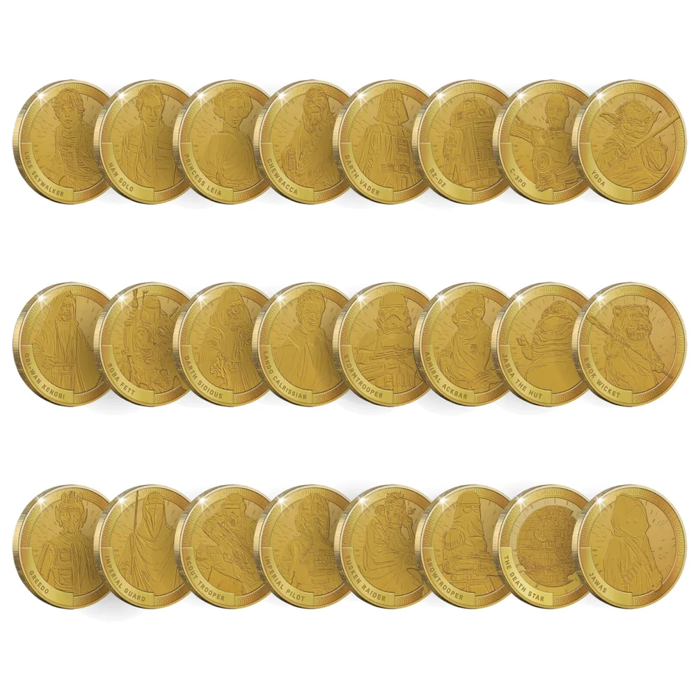 Star Wars Commemorative Collector's Coin (Set of 24) - Zavvi Exclusive Image 1