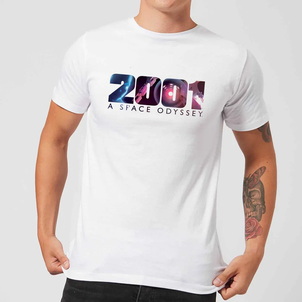 2001: A Space Odyssey HAL Logo Men's T-Shirt - White - S - White Image 1