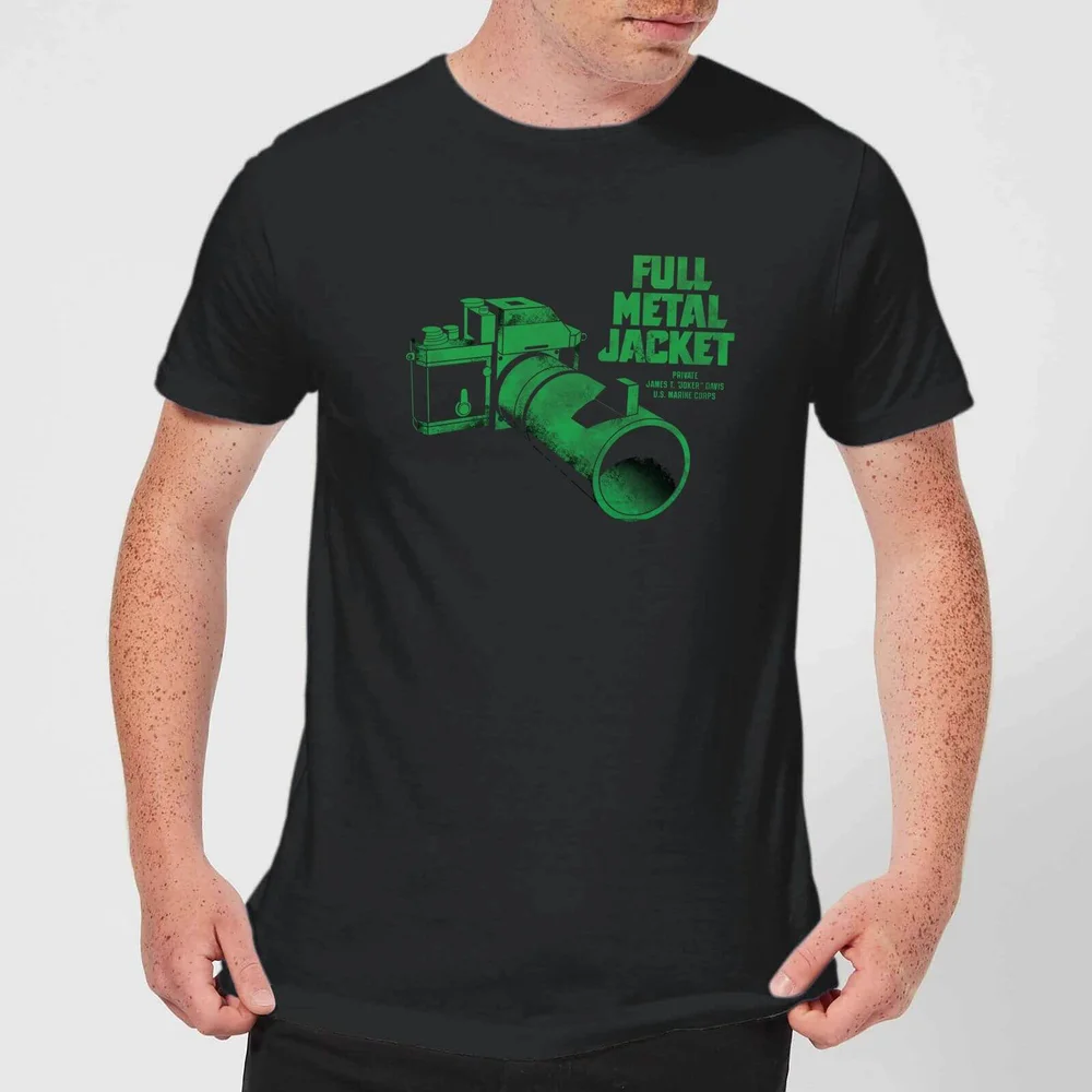 Full Metal Jacket Camera Men's T-Shirt - Black - S Image 1