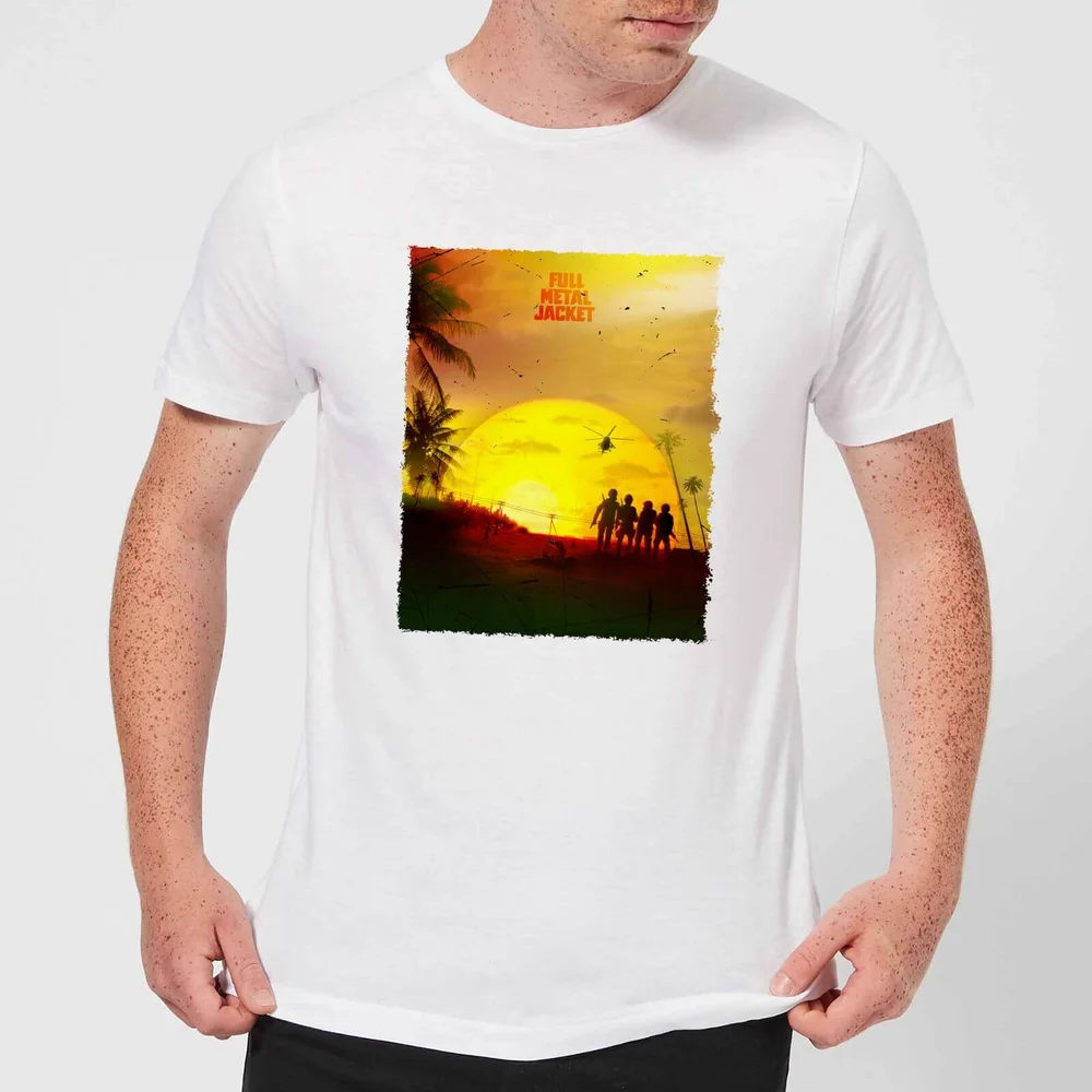 Full Metal Jacket Born To Kill Sunset Men's T-Shirt - White - S - White Image 1