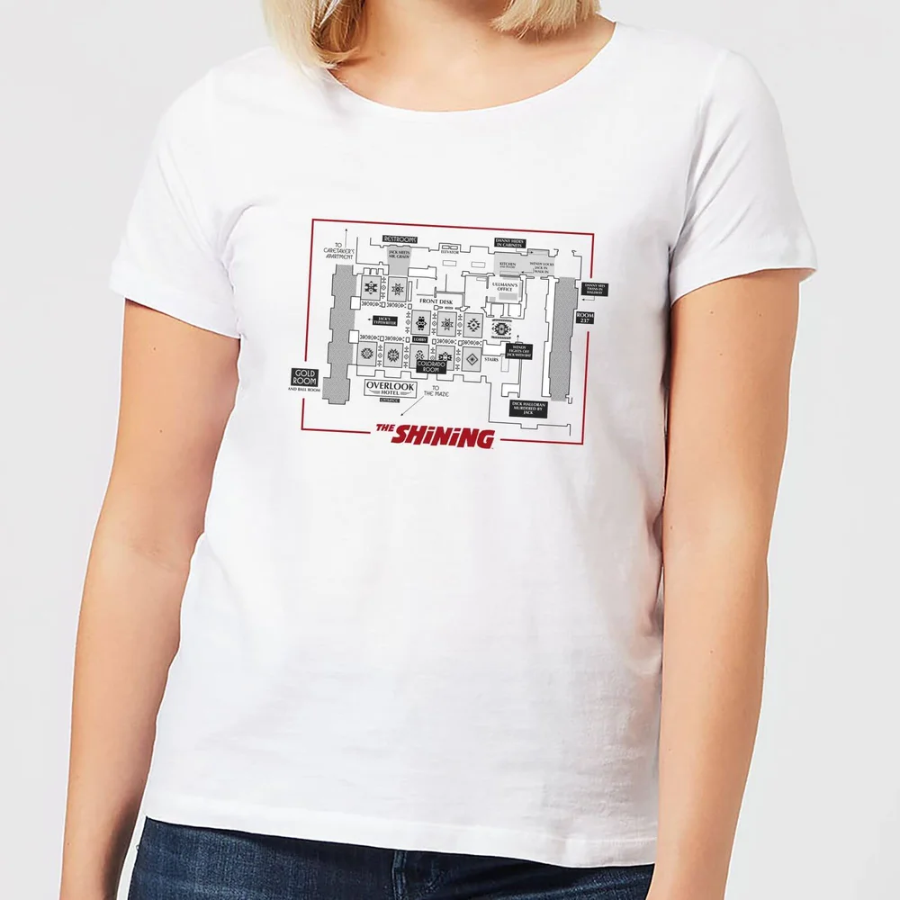 The Shining Floor Plan Women's T-Shirt - White - S - White Image 1