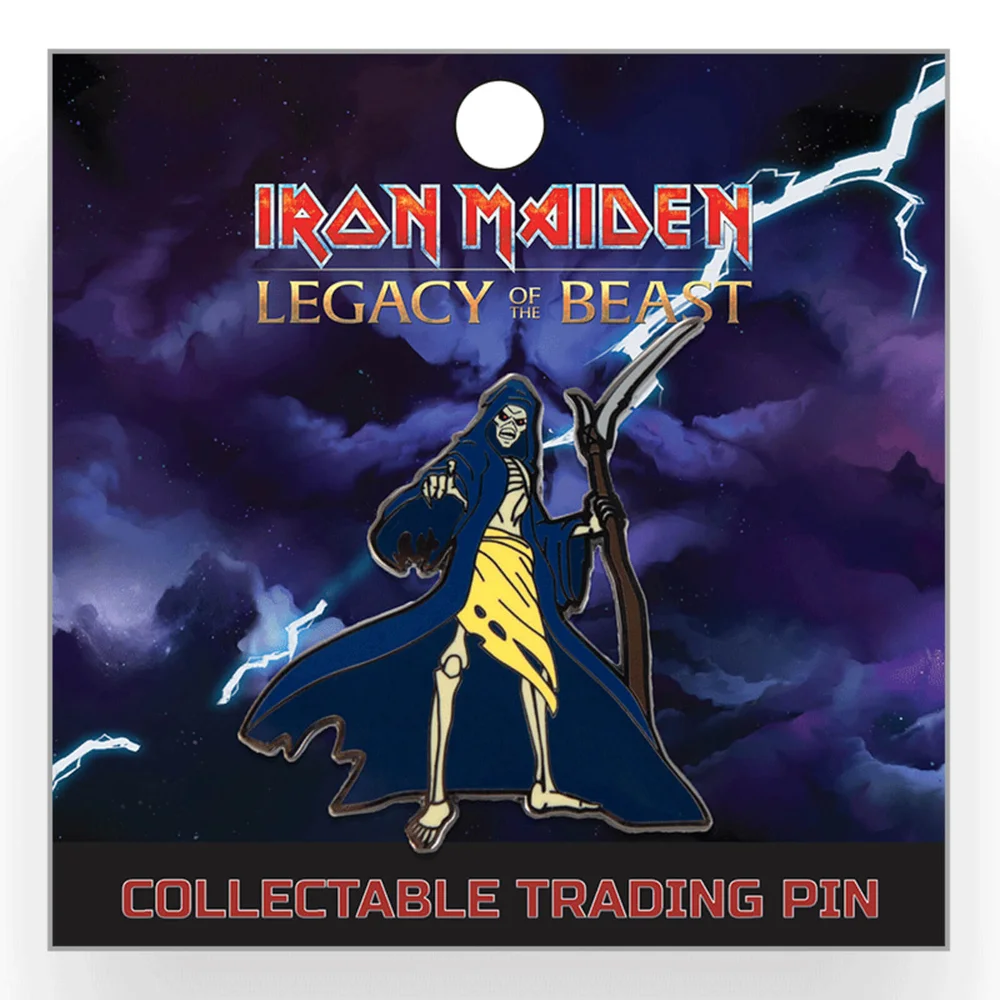Iron Maiden Legacy of the Beast Lapel Pin - Grim Reaper Eddie Image 1