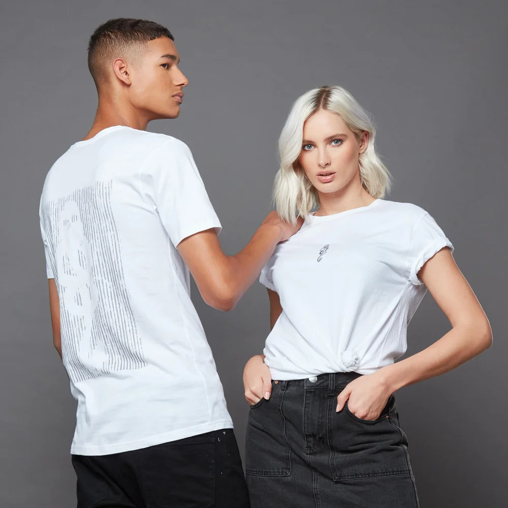 Harry Potter The Dark Arts Death Eater Lines T-Shirt With Embroidery - White - S Image 1