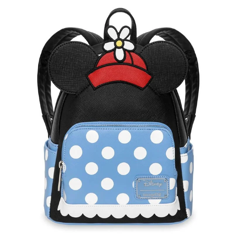Loungefly Disney Positively Minnie Polka Dot Mini Backpack Image 1