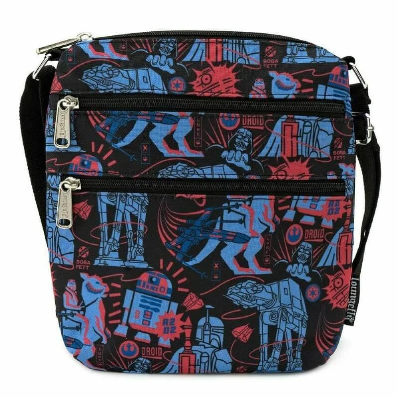 Loungefly Star Wars Empire 40Th Nylon Passport Image 1