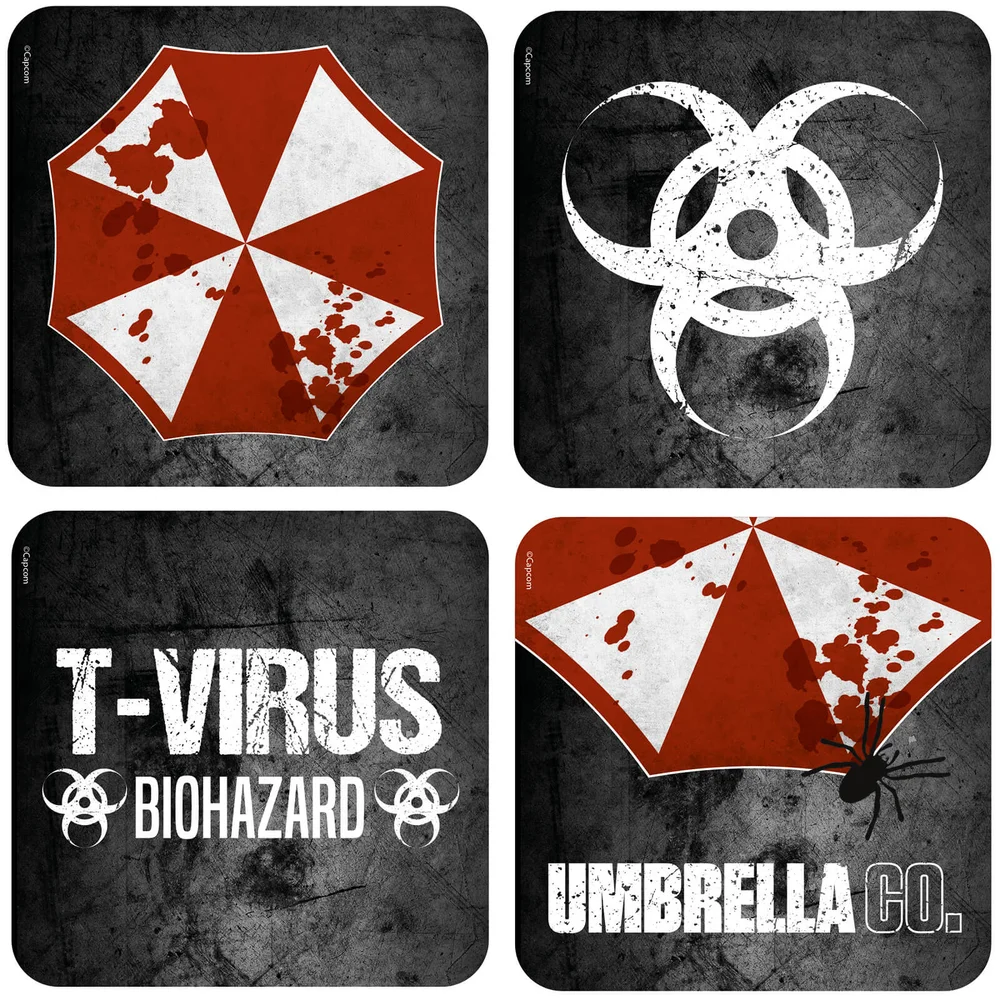 Resident Evil Lenticular Coaster Set Image 1